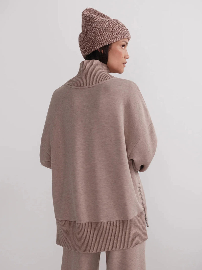 Barker High Neck Sweat-Sweaters-Uniquities