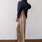Silk Stripe Crop Pant Bottoms Donni 