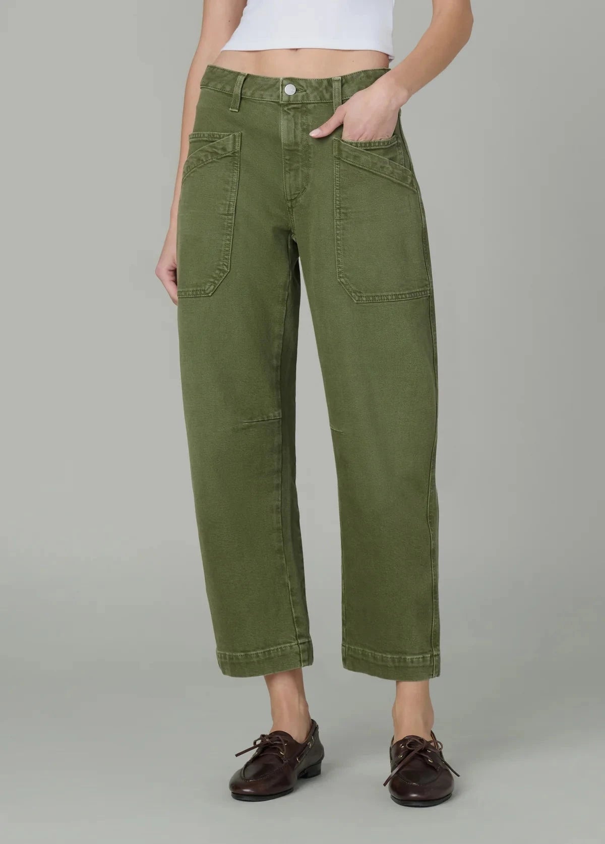 Double Pocket Barrel Jean-Denim-Uniquities