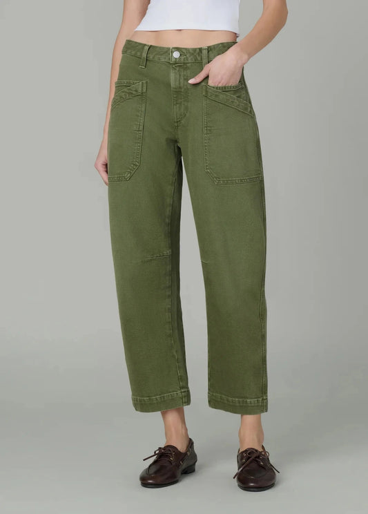 Double Pocket Barrel Jean-Denim-Uniquities