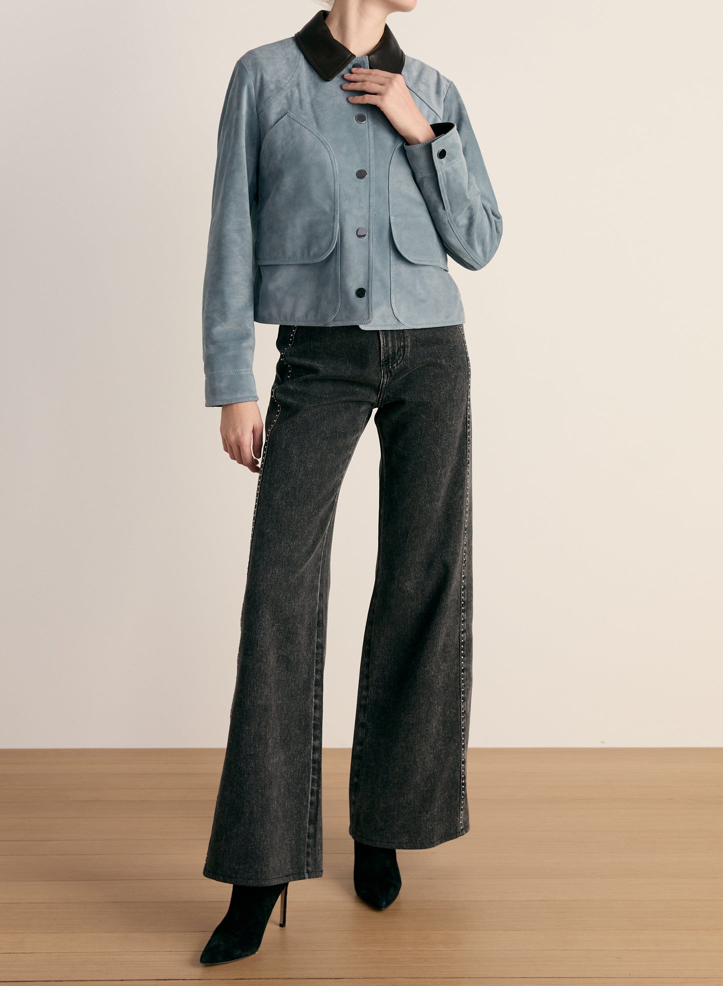 Walters Cropped Barn Jacket Jackets Veronica Beard 