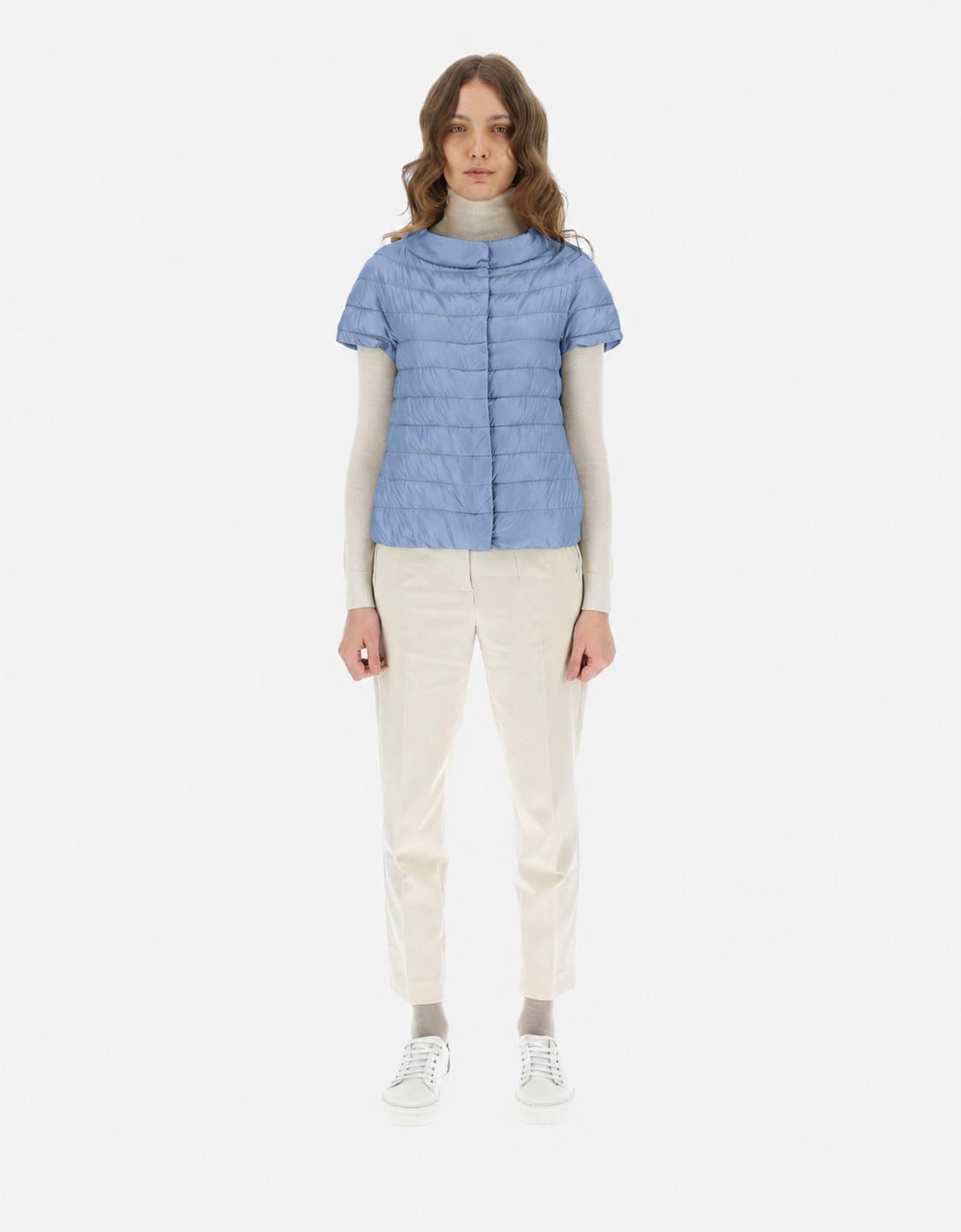 Emilia Cap Sleeve Puffer-Jackets-Uniquities
