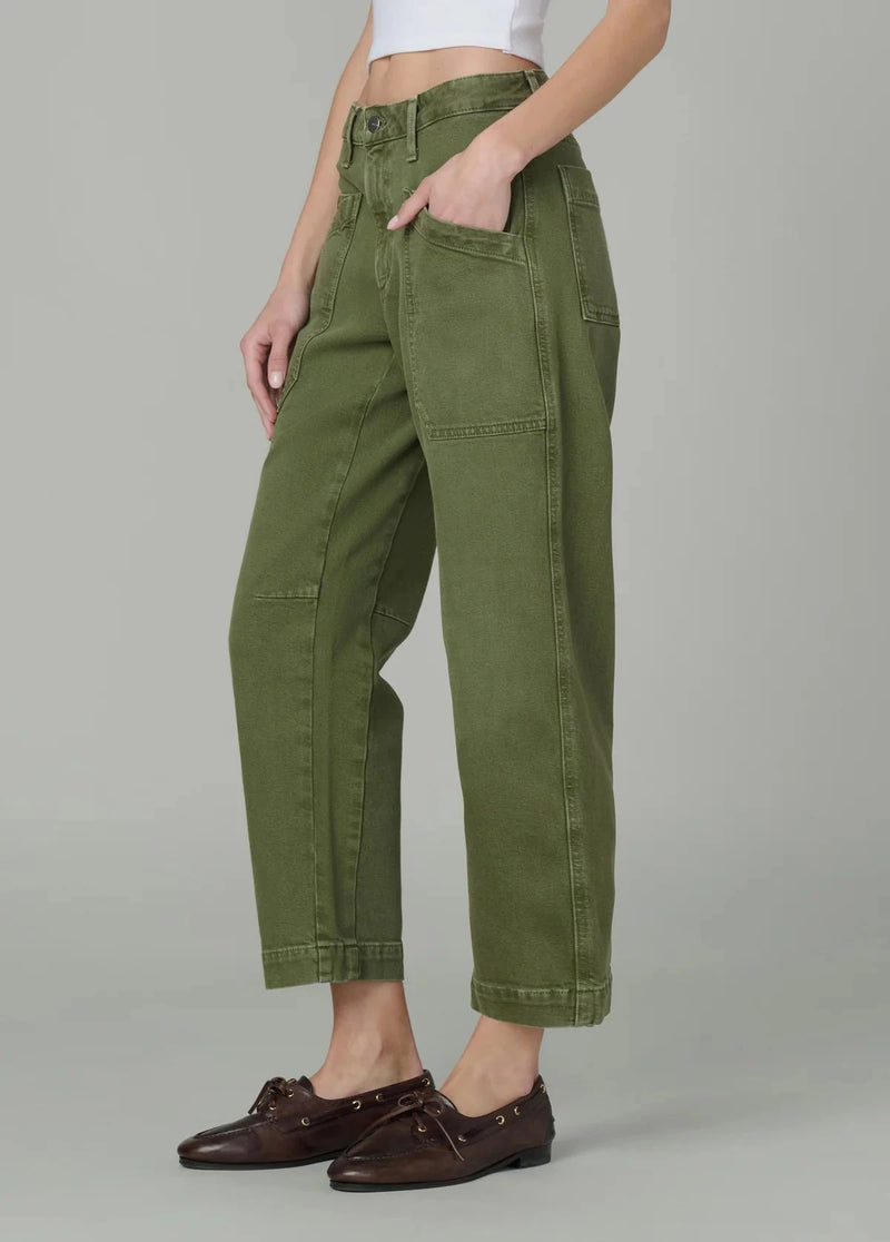 Double Pocket Barrel Jean-Denim-Uniquities