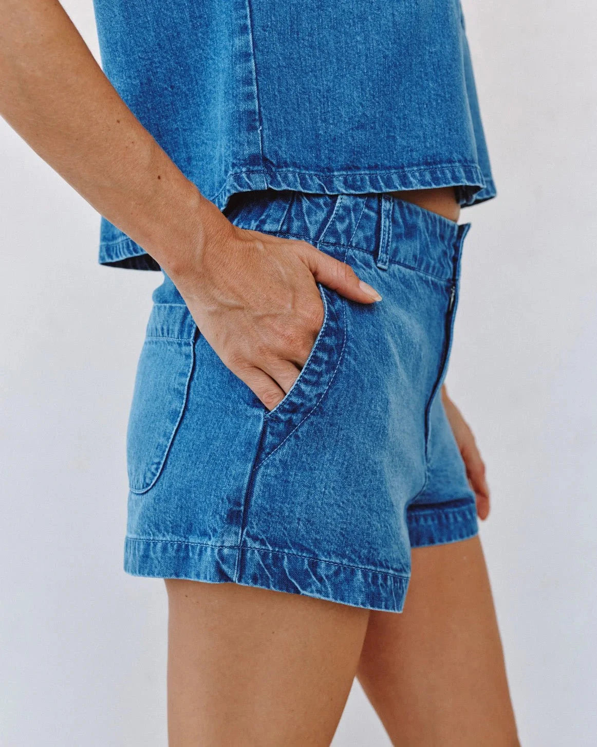 Elle Playa Trouser Short-Bottoms-Uniquities