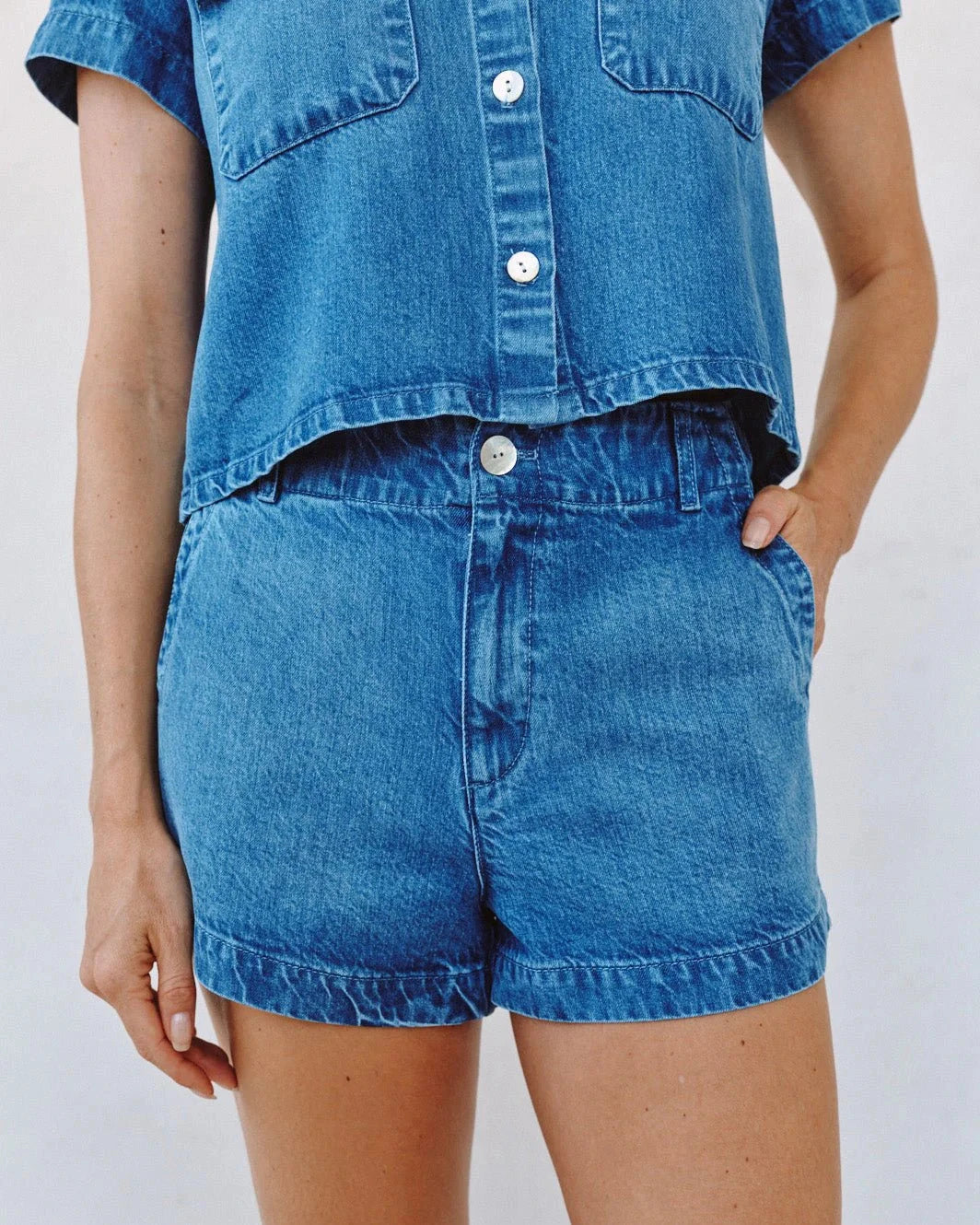 Elle Playa Trouser Short-Bottoms-Uniquities