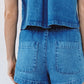 Elle Playa Trouser Short-Bottoms-Uniquities
