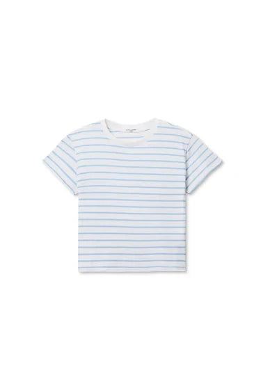 Everett Stripe Boxy Tee-Tee Shirts-Uniquities