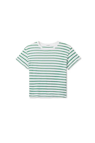 Everett Stripe Boxy Tee-Tee Shirts-Uniquities