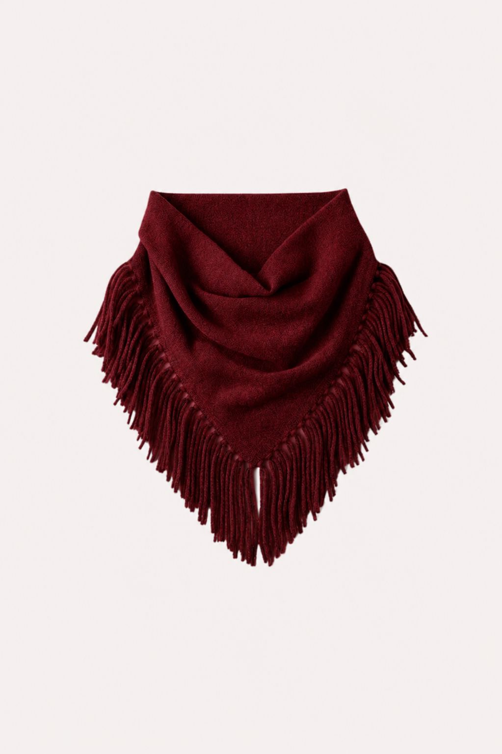 Cashmere Fringe Neckerchief-Accessories-Uniquities