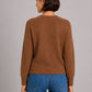 Cashmere Long Sleeve Shrunken V-Neck Sweaters Minnie Rose 