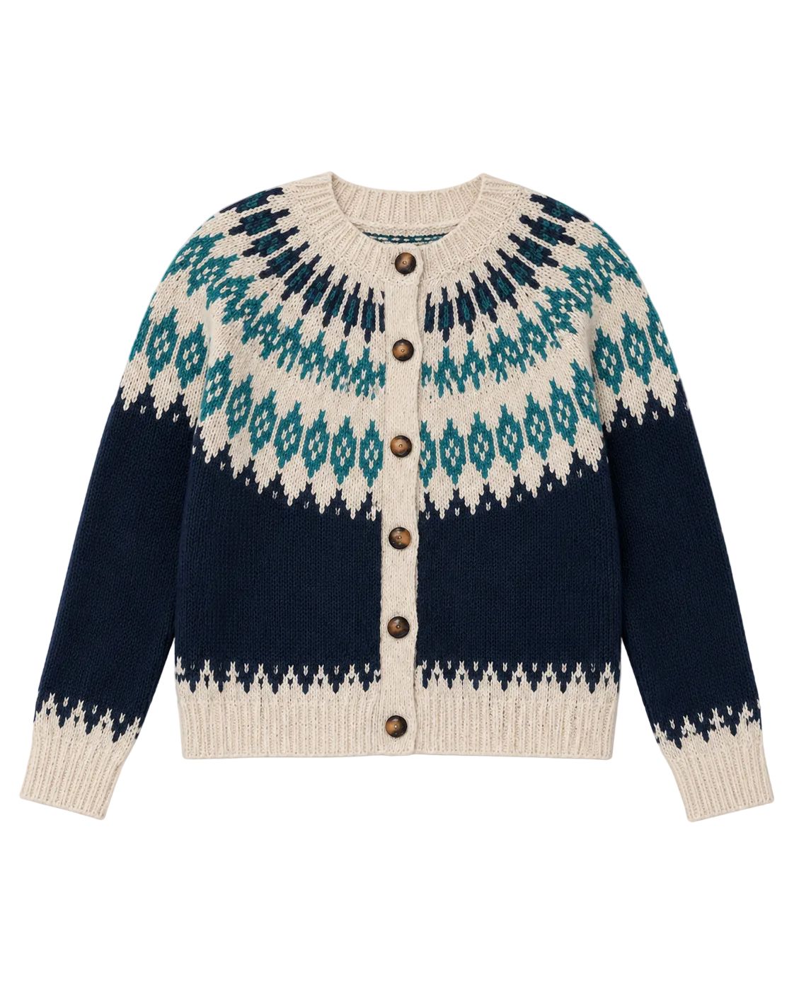 Fairisle Cardigan-Sweaters-Uniquities