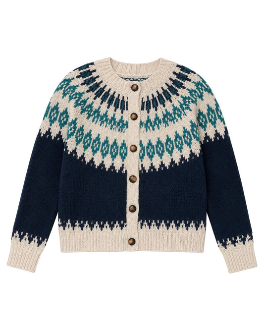 Fairisle Cardigan-Sweaters-Uniquities
