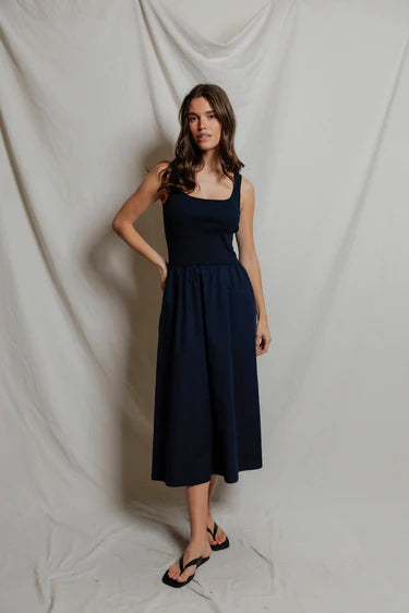 Fabiola Poplin Dress-Dresses-Uniquities