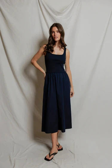 Fabiola Poplin Dress-Dresses-Uniquities