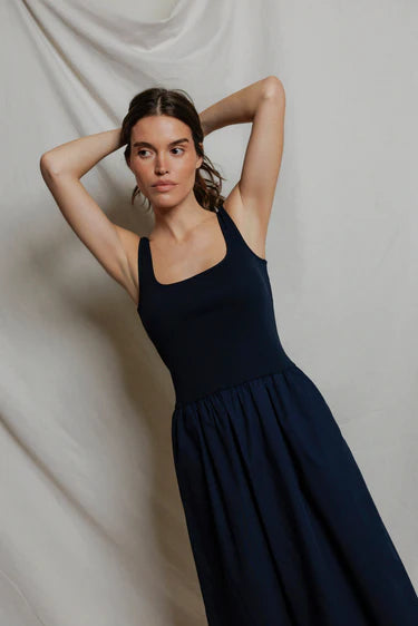 Fabiola Poplin Dress-Dresses-Uniquities