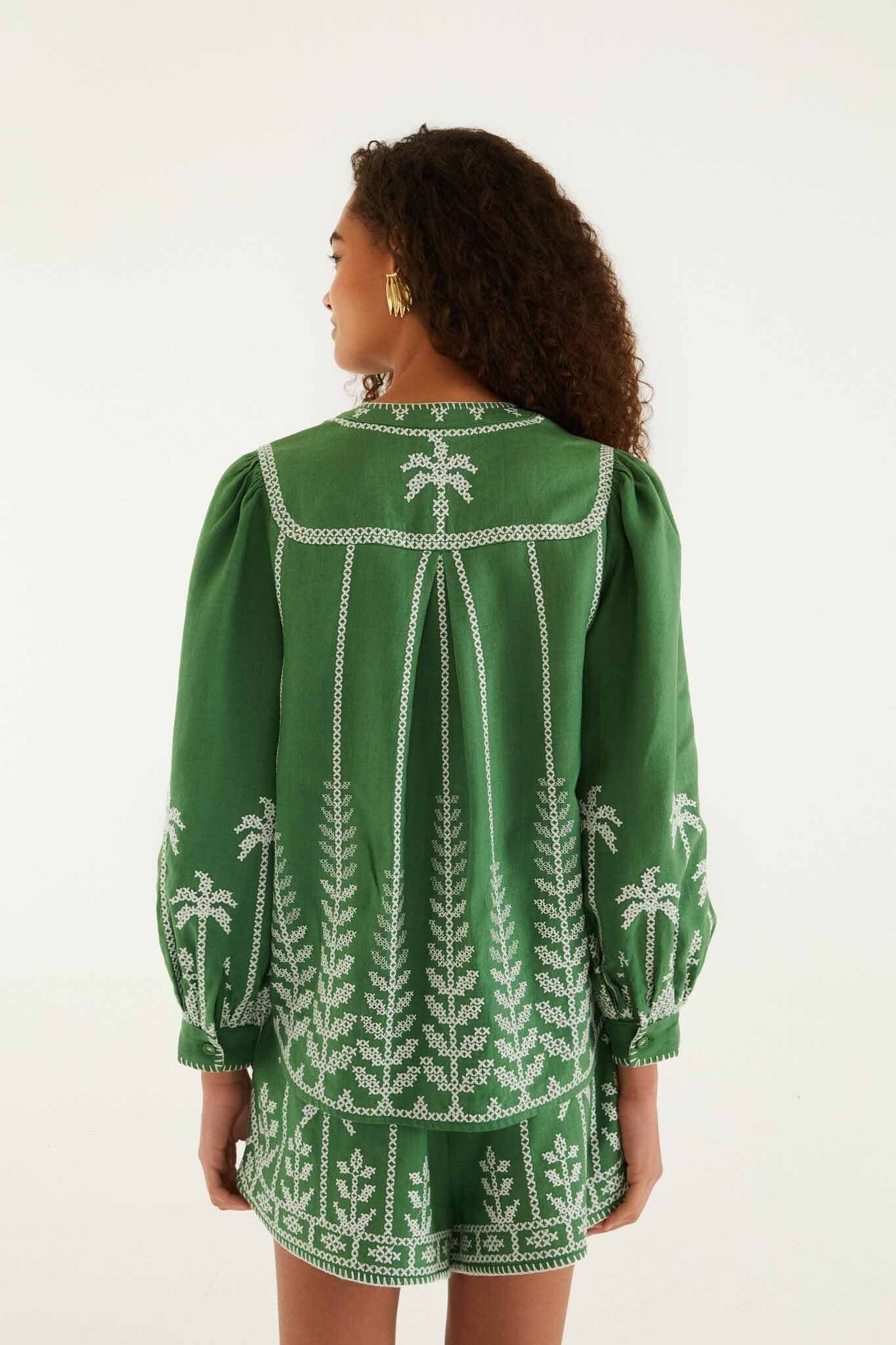 Cross Stitch Embroidery Short-Bottoms-Uniquities