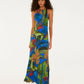 Banana Grapes Maxi Dress-Dresses-Uniquities