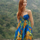 Banana Grapes Mini Dress-Dresses-Uniquities