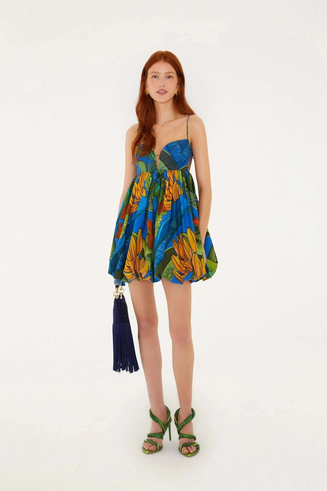 Banana Grapes Mini Dress-Dresses-Uniquities