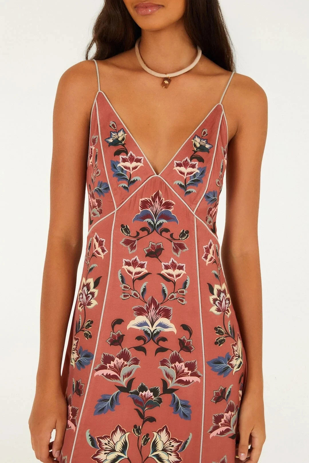 Floral Beauty Tapestry Maxi-Dresses-Uniquities
