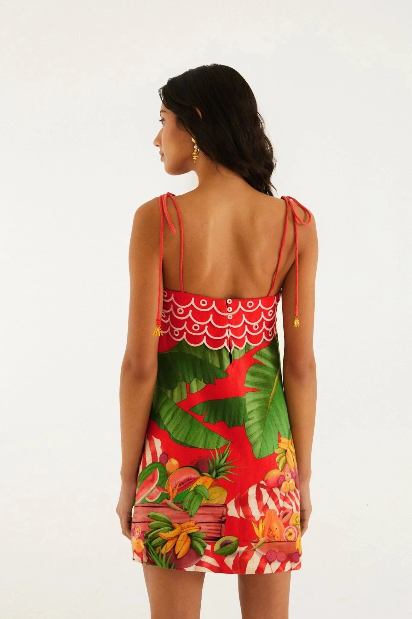 Fruit Trolley Mini Dress-Dresses-Uniquities