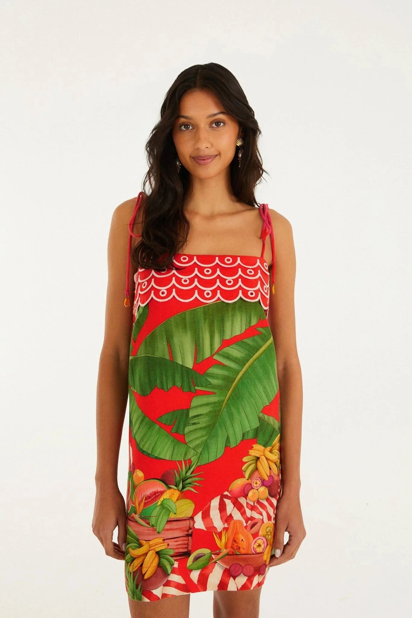 Fruit Trolley Mini Dress-Dresses-Uniquities