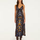 Golden Nature Maxi Slip Dress