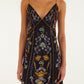 Golden Nature Maxi Slip Dress