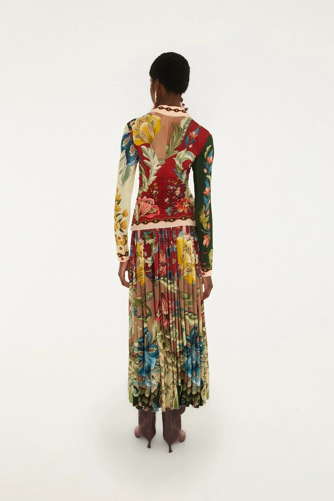 Lunar Boho Midi Skirt