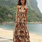 Ammonite Knot Maxi Dress-Dresses-Uniquities