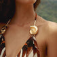 Ammonite Knot Maxi Dress-Dresses-Uniquities