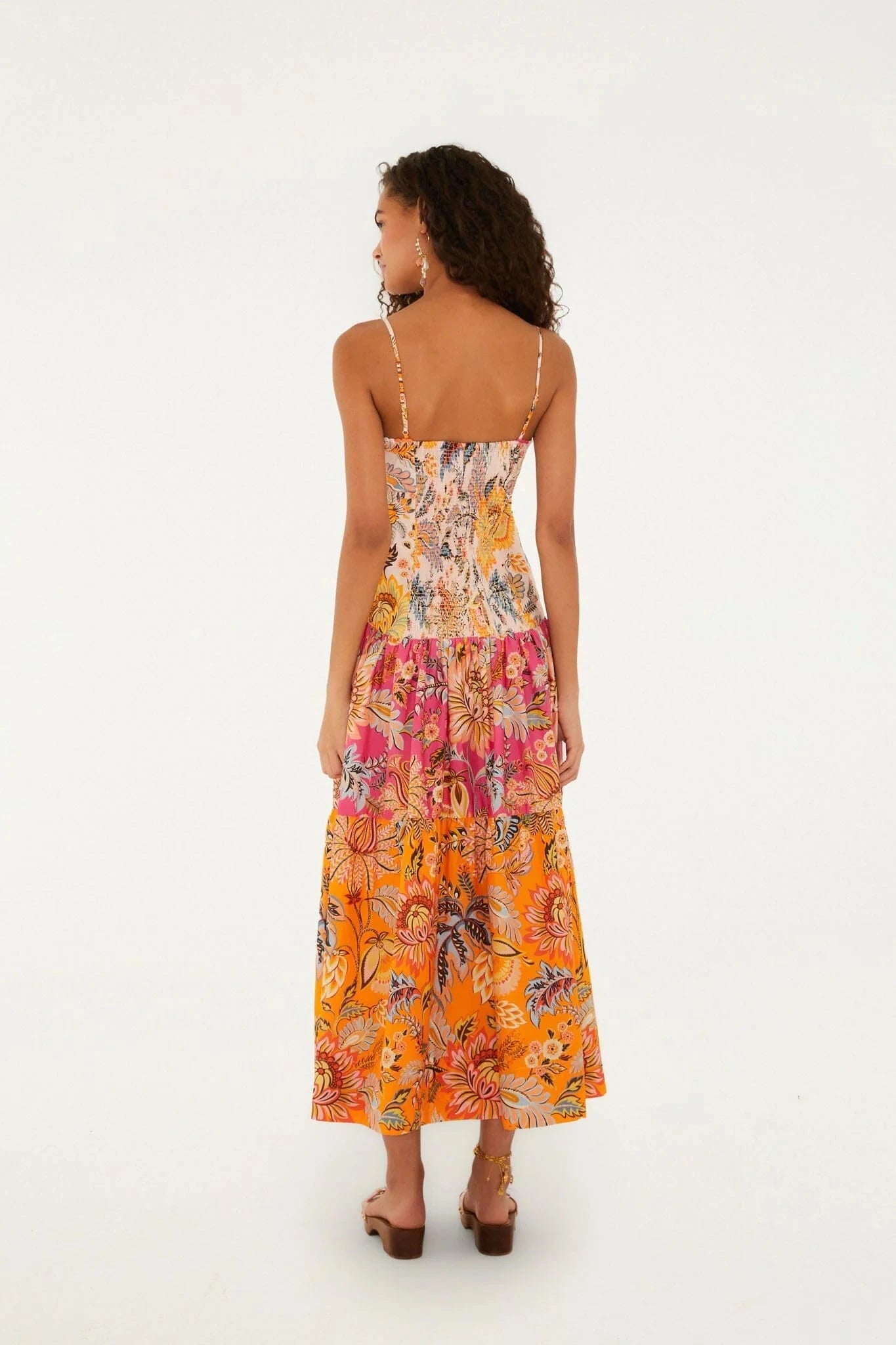 Ligia Floral Mix Maxi Dress-Dresses-Uniquities