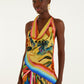 Rainbow Summer Scarf Blouse-Tops/Blouses-Uniquities