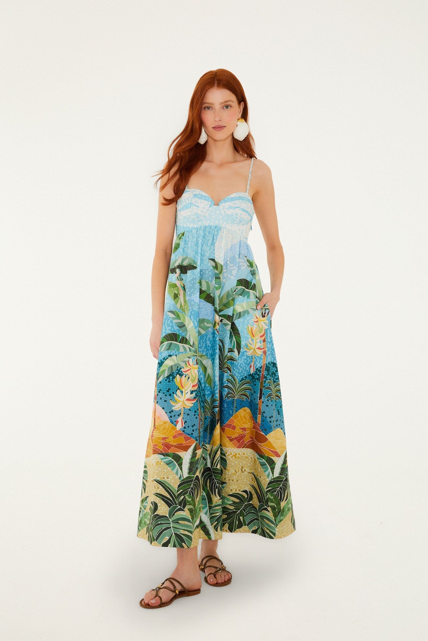 Rio Mosaic Maxi Dress-Dresses-Uniquities