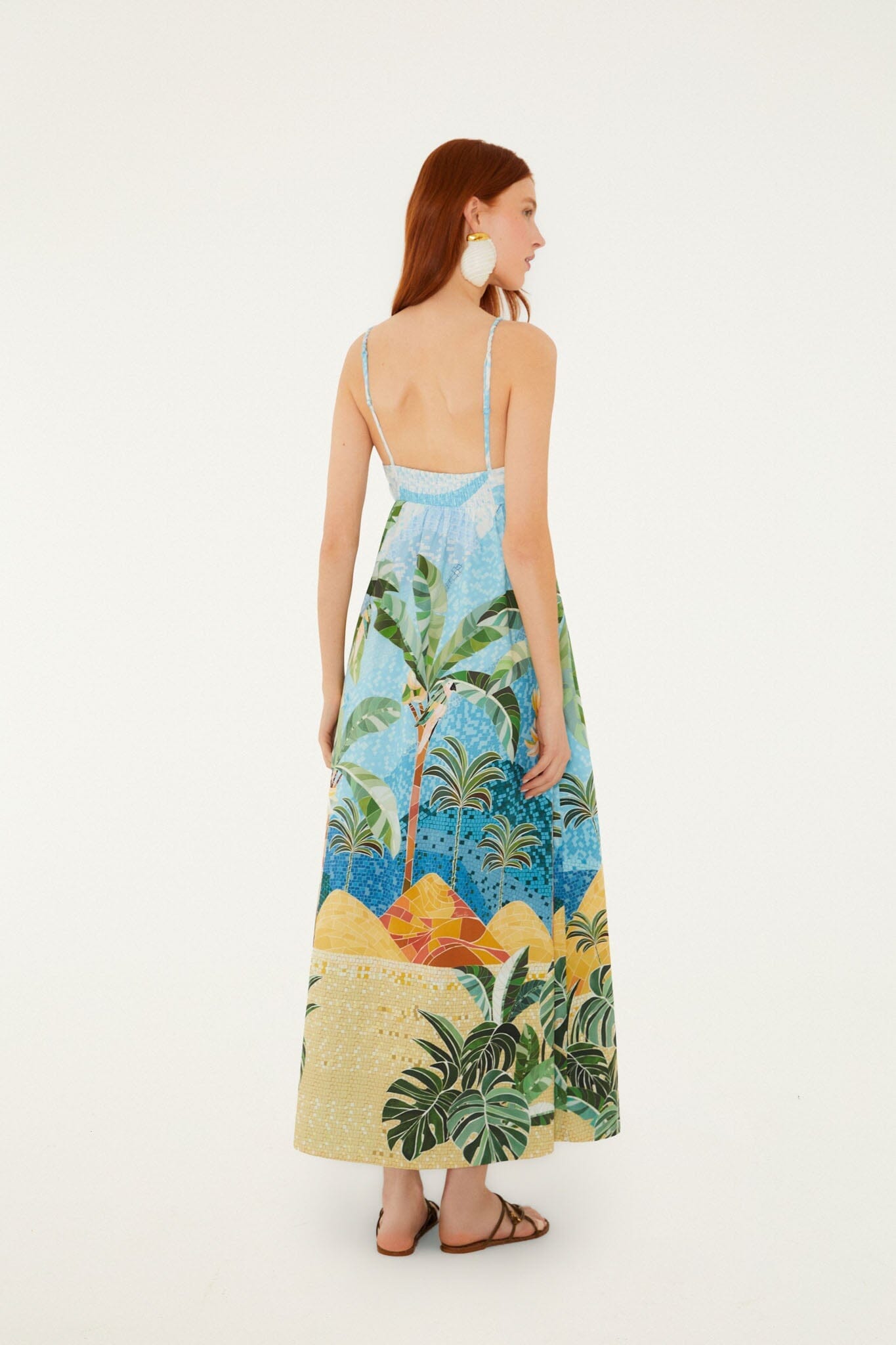 Rio Mosaic Maxi Dress-Dresses-Uniquities