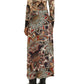 Tapestry Flowers Maxi Skirt