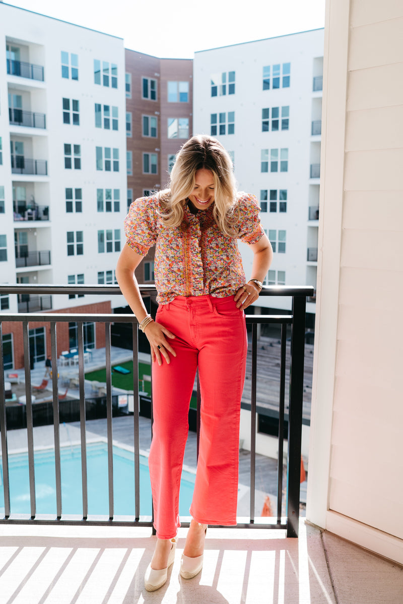 The Mid Rise Maven Flood Jeans-Denim-Uniquities