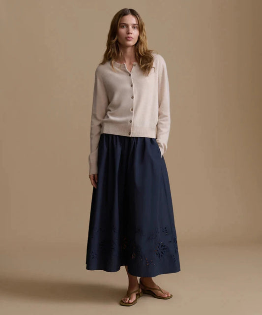 Flynn Cashmere Cardigan-Sweaters-Uniquities