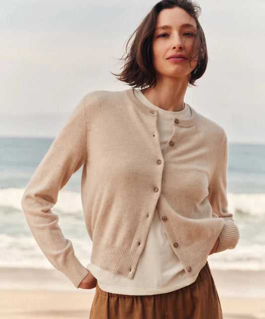 Flynn Cashmere Cardigan-Sweaters-Uniquities