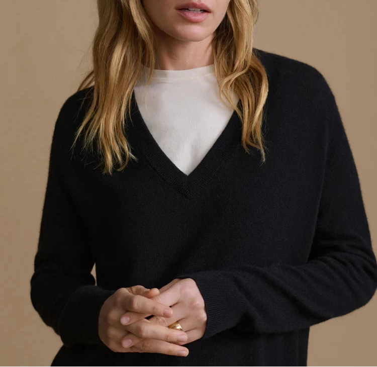 Flynn Cashmere Sweater-Sweaters-Uniquities