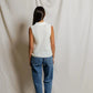 Fran Pointelle Collared Tank-Tops/Blouses-Uniquities