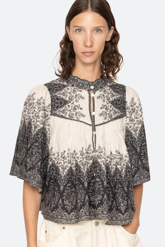 Hedra Print Blouse