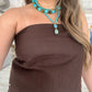 Turquoise + Tigers Eye Necklace-Jewelry-Uniquities