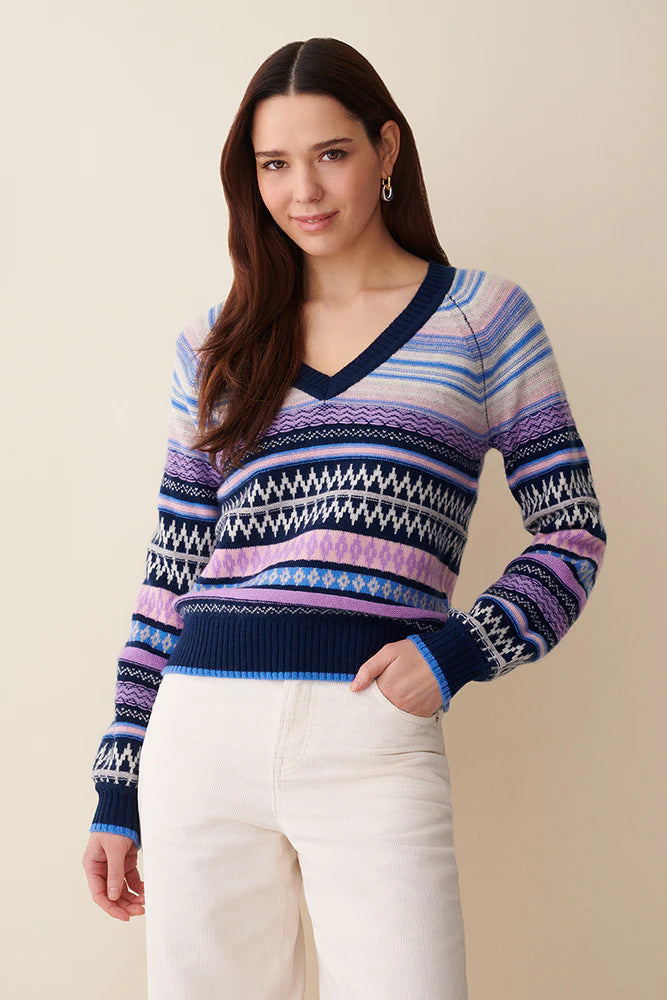 Lillian Fairisle Sweater-Sweaters-Uniquities