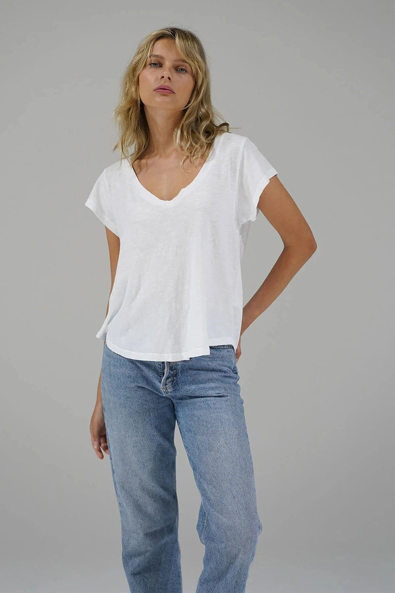 Kaden Cotton V Neck-Tee Shirts-Uniquities