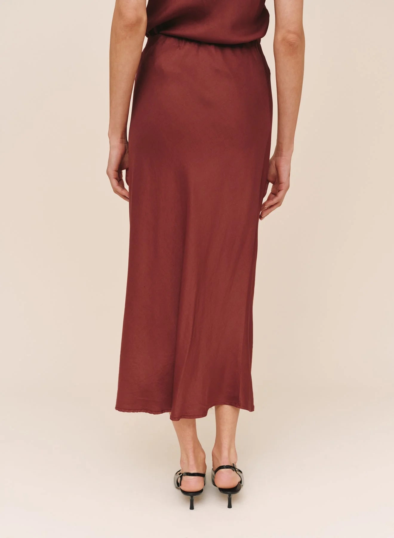Long Maxi Bias Skirt