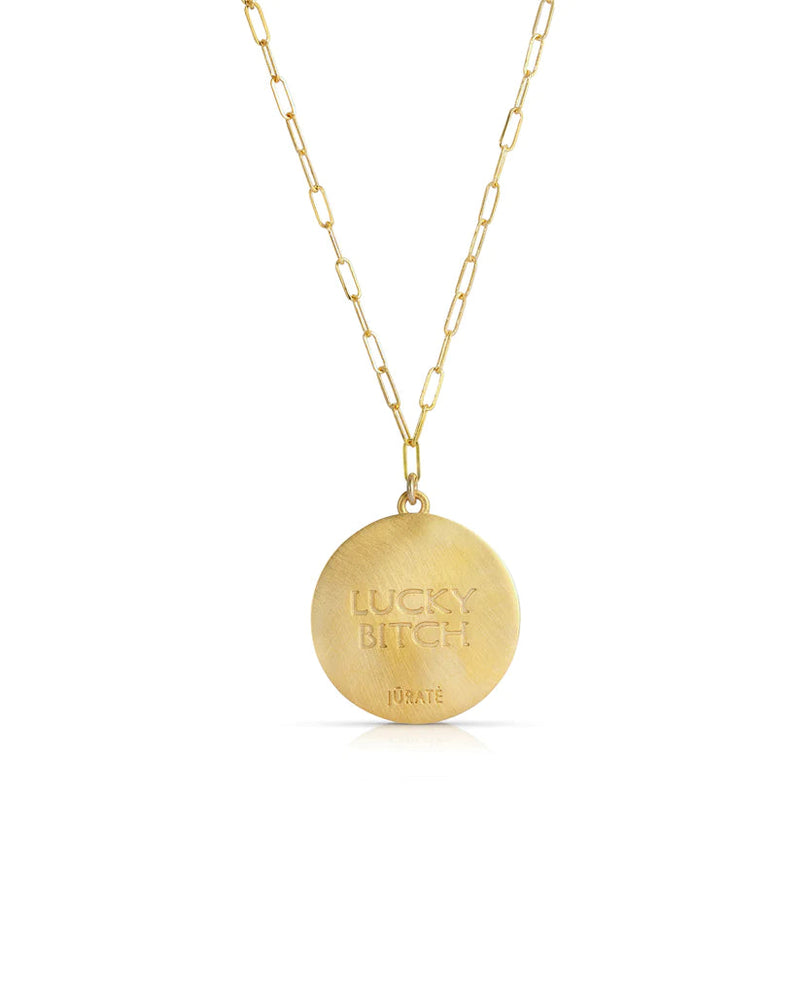 Lucky B*tch Necklace-Jewelry-Uniquities