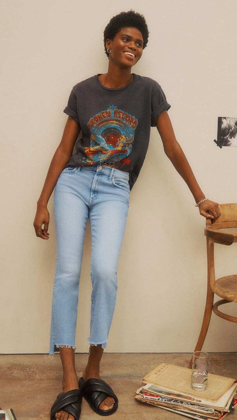 Insider Crop Step Fray Limited Edition-Denim-Uniquities