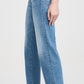 The Mid Rise Rambler Zip Ankle Jeans-Denim-Uniquities