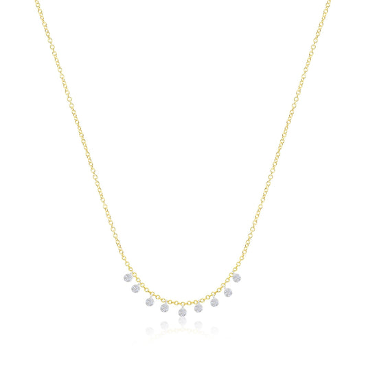 14k Mini Disc Necklace-Jewelry-Uniquities